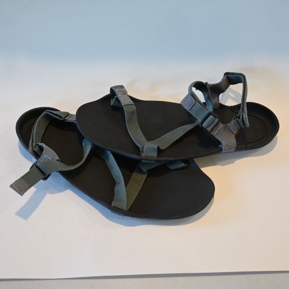 NEW Xero Shoes Men's Z-Trail EV Sandals Black Teal Blue Gray Straps Size 14